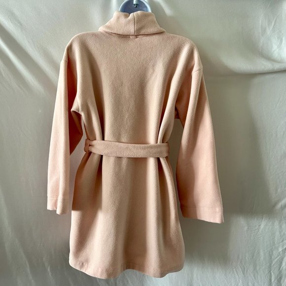 Gap Body Peach Velour Robe Size S/P - Picture 2 of 4